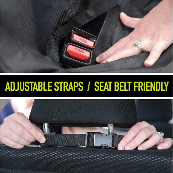Dog Pet 3-in-1 Waterproof Cars Trucks SUV Seat Cover Hammock Cargo Protector New - Picture 6 of 7